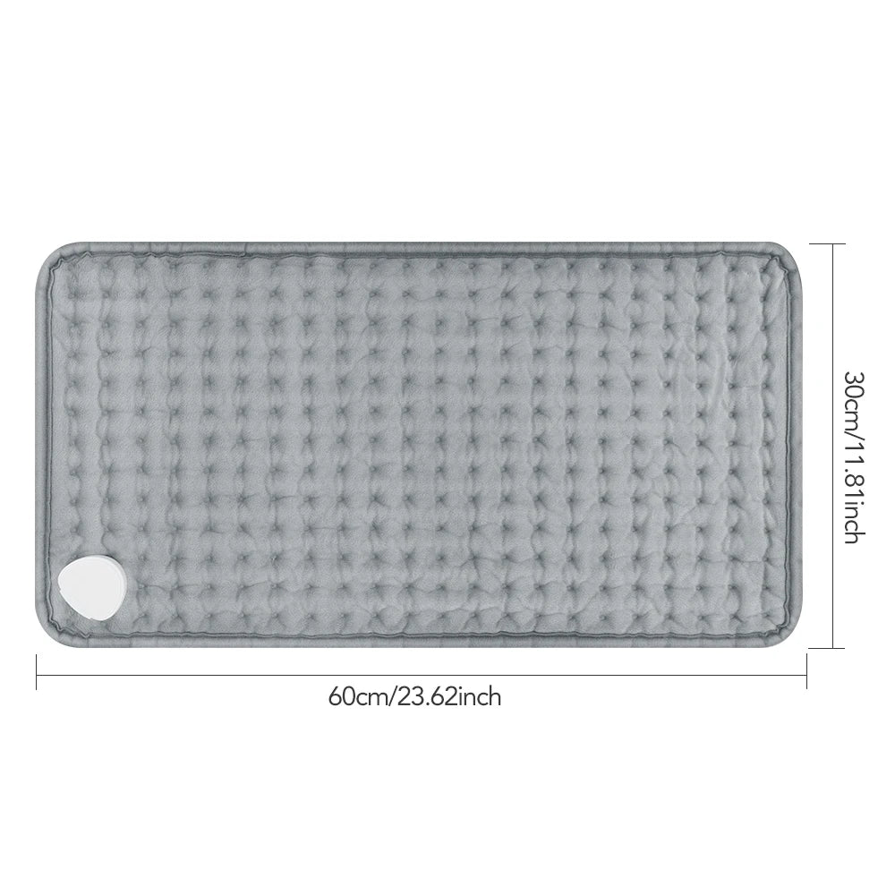 Electric Heating Blanket Thermal Pads Warmer 9 Levels Heated Mat Soft&Safe Winter Body Back Leg Warmer Pads Home Use  60*30cm
