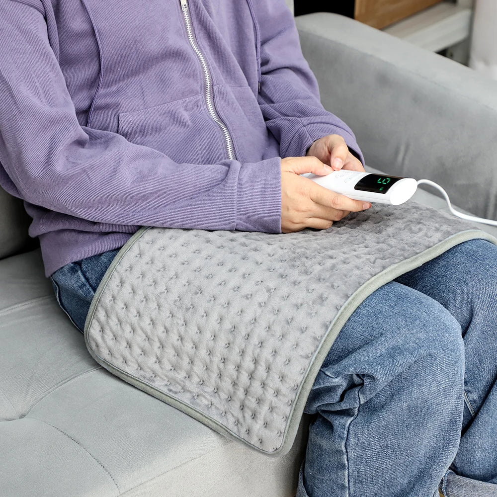 Electric Heating Blanket Thermal Pads Warmer 9 Levels Heated Mat Soft&Safe Winter Body Back Leg Warmer Pads Home Use  60*30cm