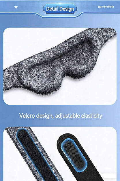 Sleep Mask for Sleeping - 3D Breathable Soft Comfortable Eye Mask Light Blocking  Insomnia Relief,Adjustable Strap