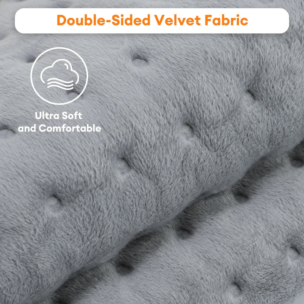 Electric Heating Blanket Thermal Pads Warmer 9 Levels Heated Mat Soft&Safe Winter Body Back Leg Warmer Pads Home Use  60*30cm