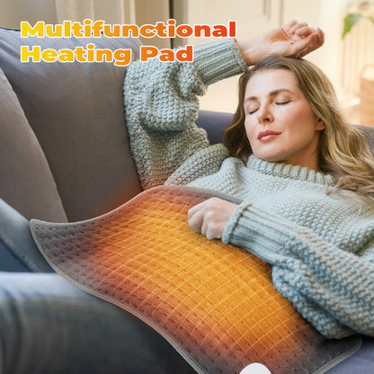 Electric Heating Blanket Thermal Pads Warmer 9 Levels Heated Mat Soft&Safe Winter Body Back Leg Warmer Pads Home Use  60*30cm