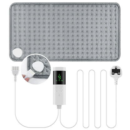 Electric Heating Blanket Thermal Pads Warmer 9 Levels Heated Mat Soft&Safe Winter Body Back Leg Warmer Pads Home Use  60*30cm